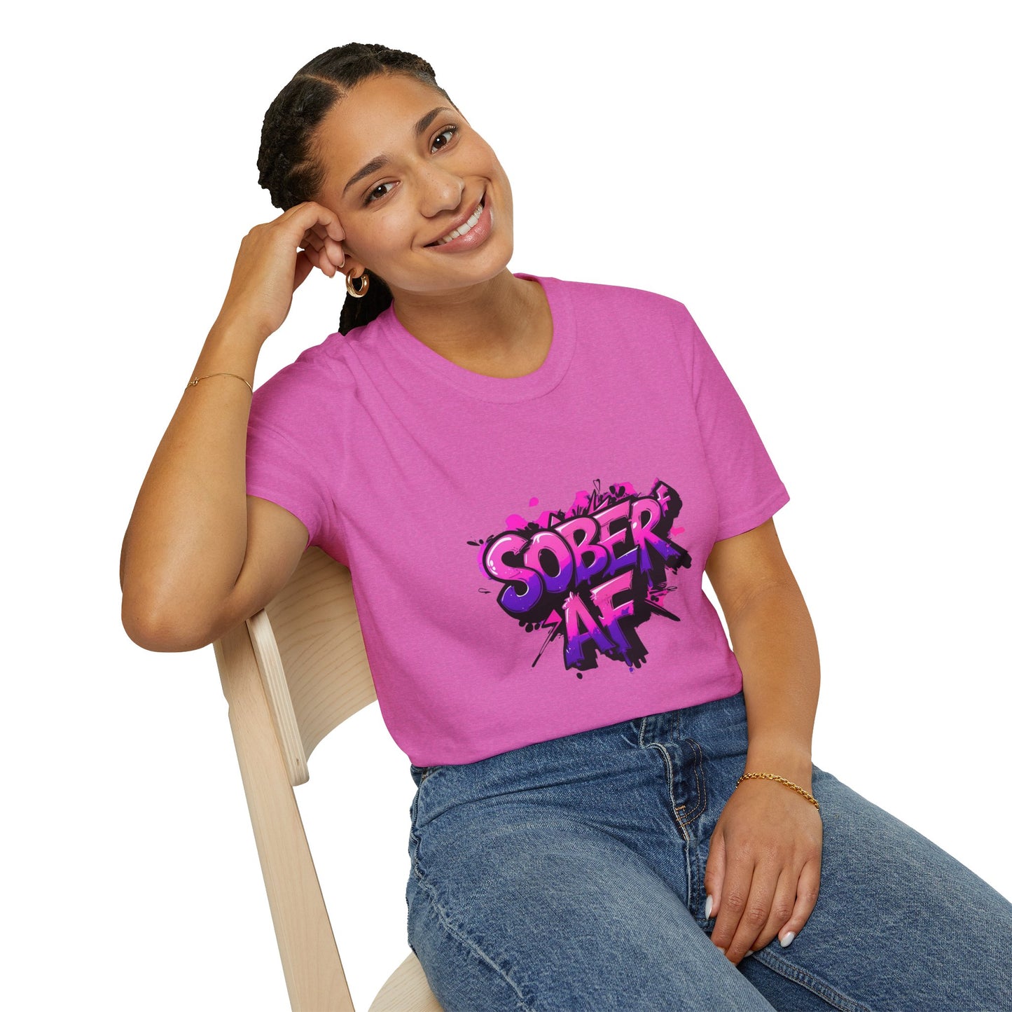 Pink & Purple Sober AF - Women’s Shirt