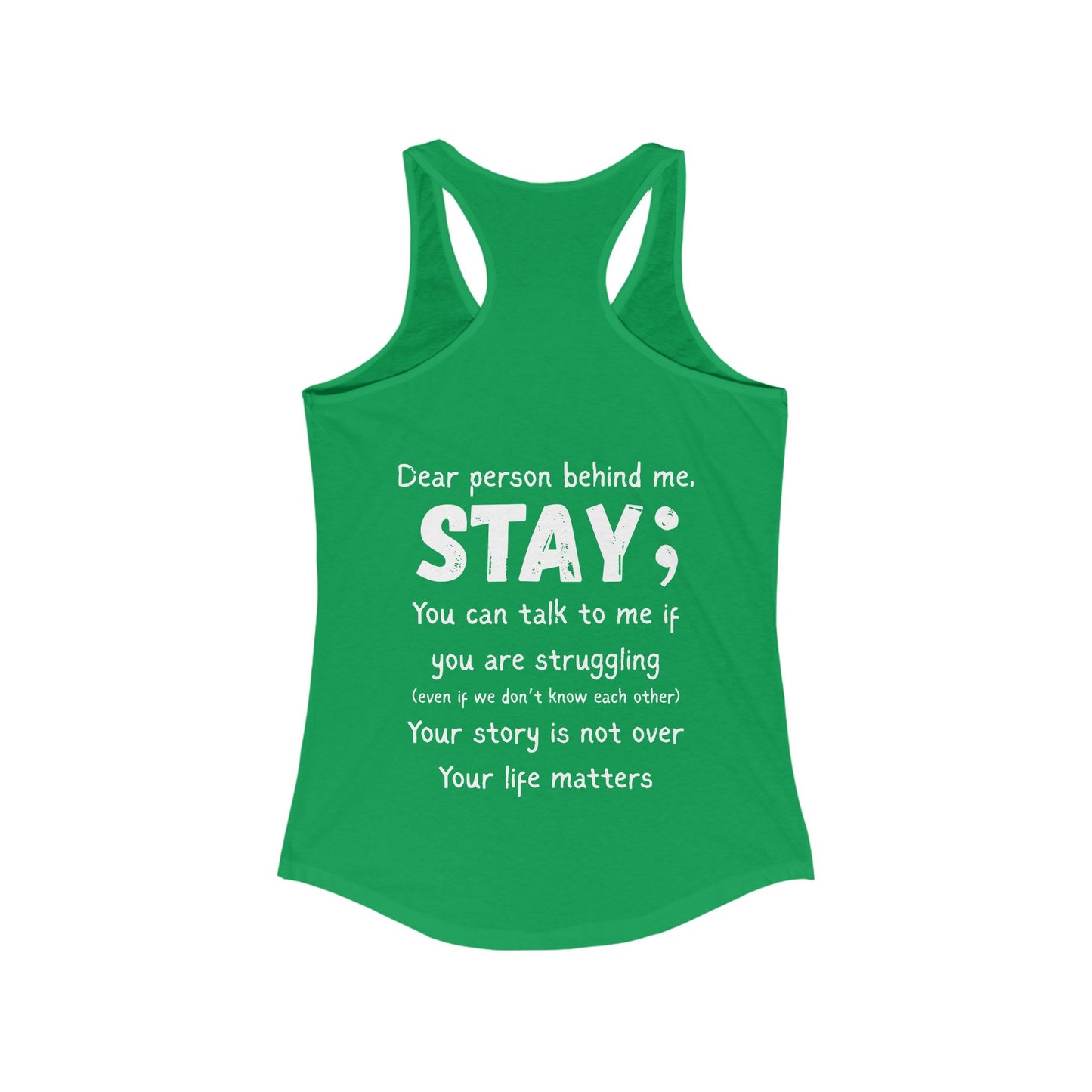 STAY - Women's Racerback Tank Top