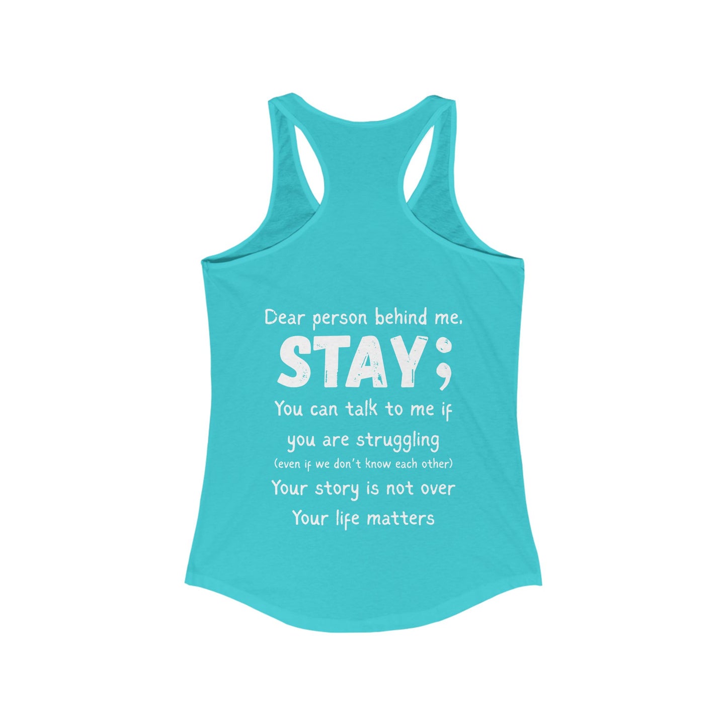 STAY - Women's Racerback Tank Top