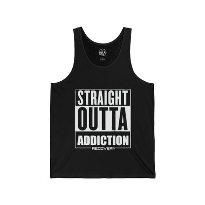 Straight Outta Addiction Recovery - Women’s Tank Top