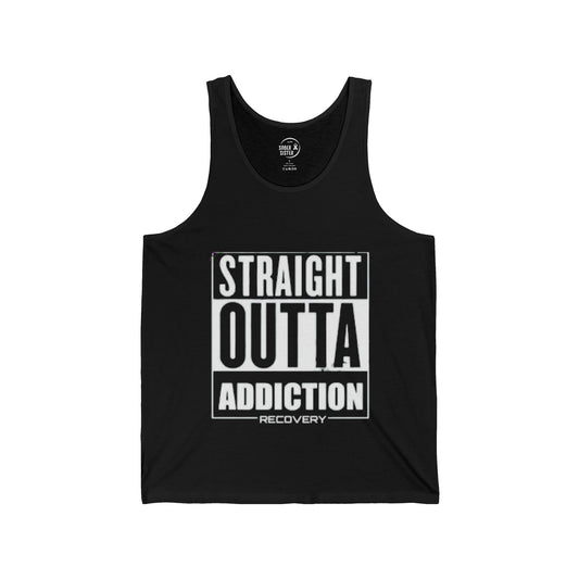 Straight Outta Addiction Recovery - Women’s Tank Top