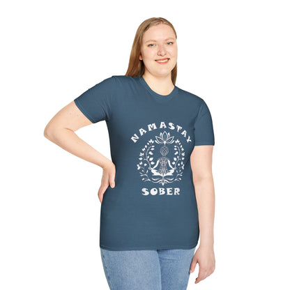 Namastay Sober Women’s T-Shirt
