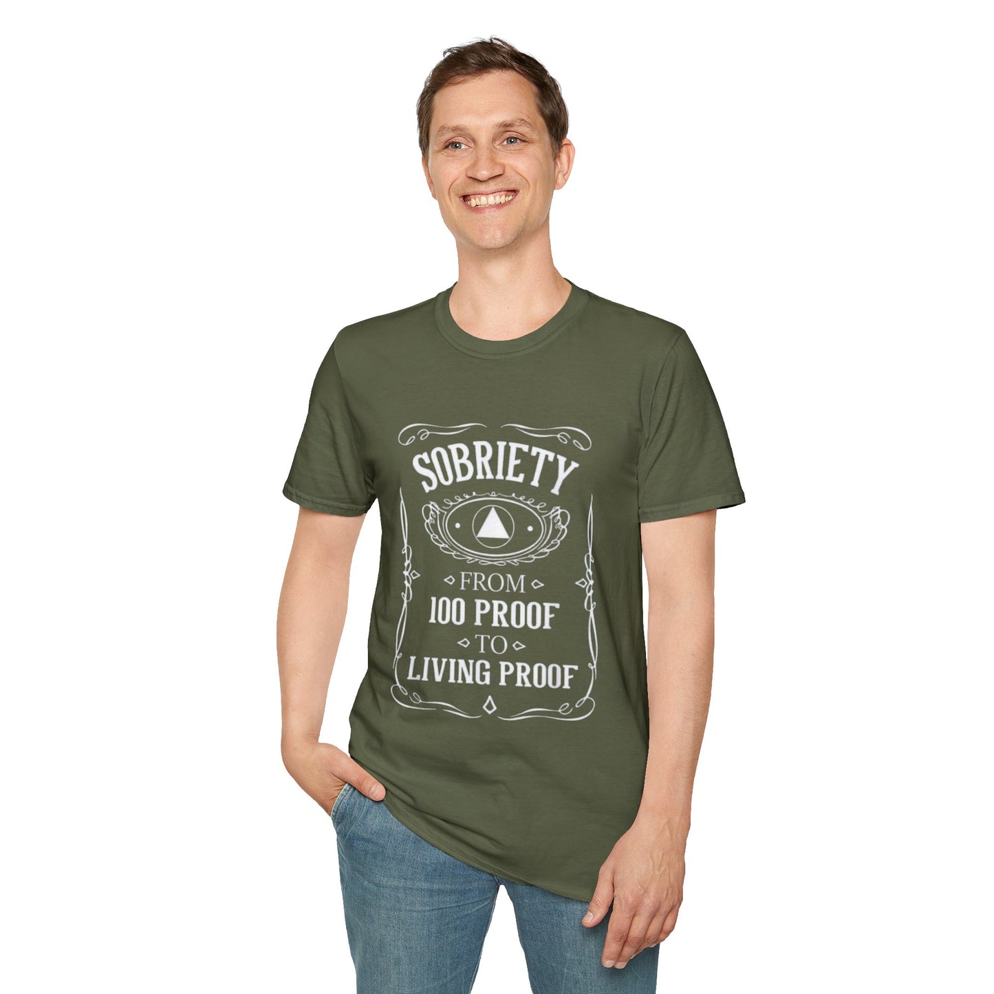 Sobriety Living Proof - Men’s Shirt