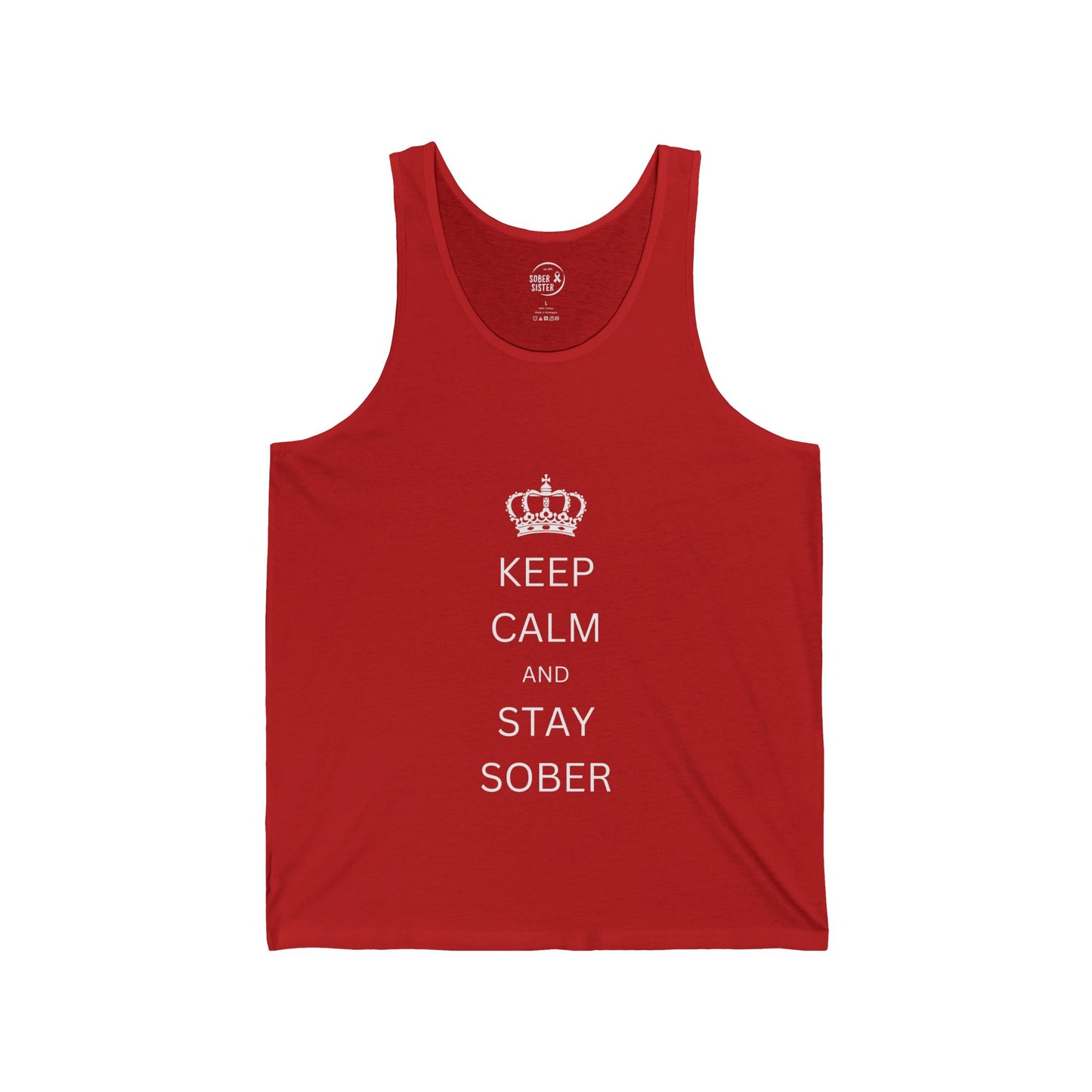 Keep Calm & Stay Sober - Men’s Tank