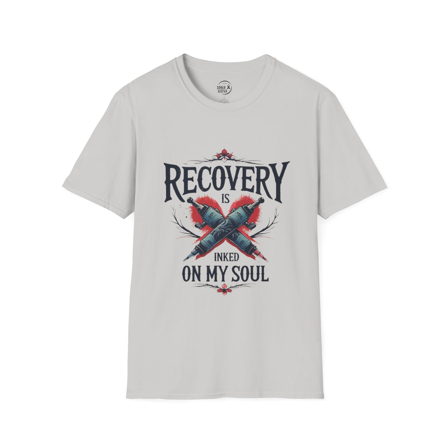 Recovery Is Inked On My Soul - Men’s T-Shirt
