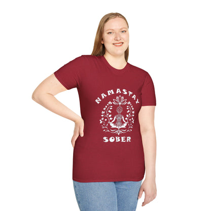 Namastay Sober Women’s T-Shirt