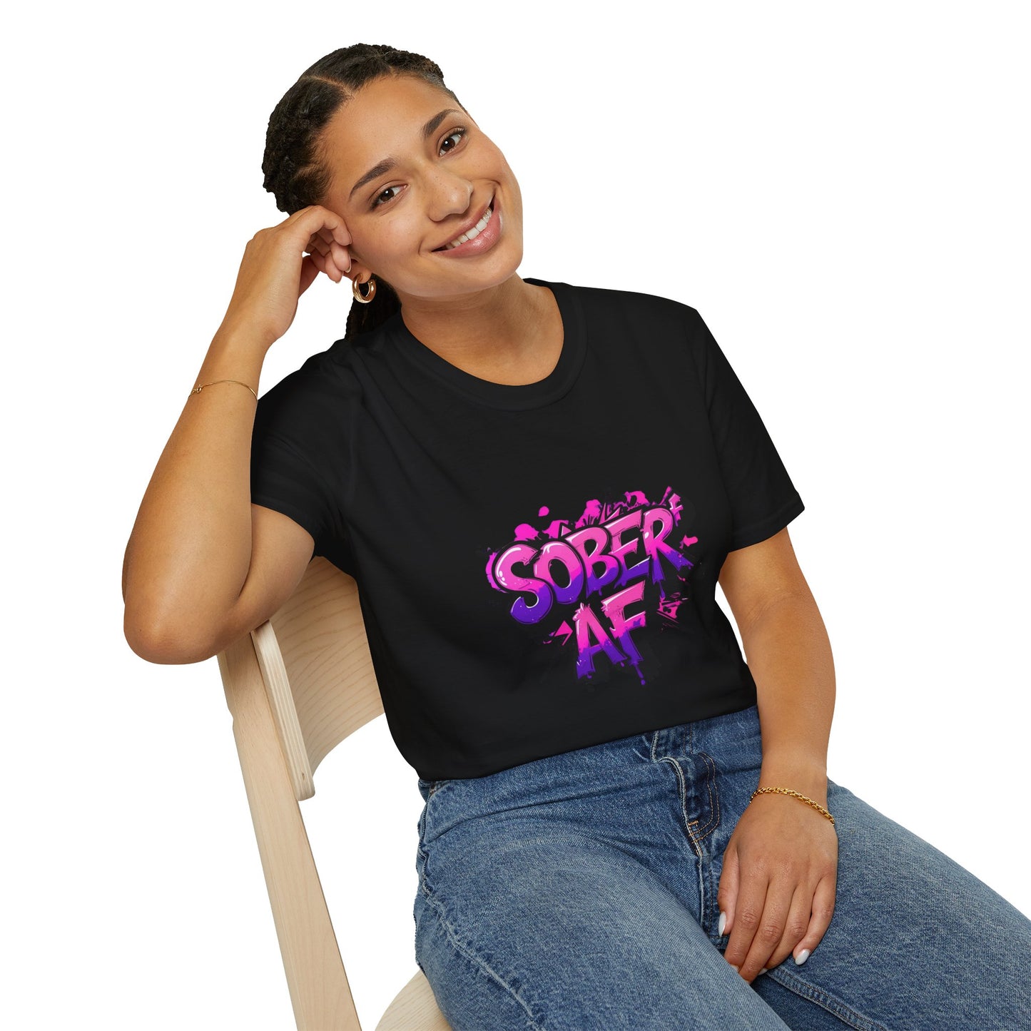 Pink & Purple Sober AF - Women’s Shirt