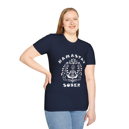 Namastay Sober Women’s T-Shirt