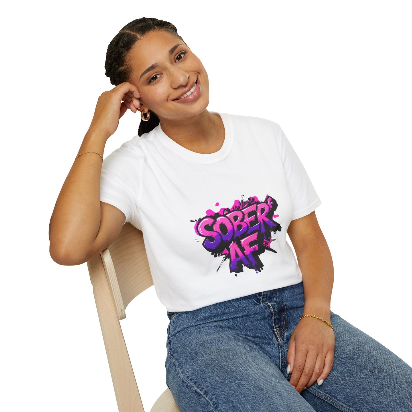 Pink & Purple Sober AF - Women’s Shirt