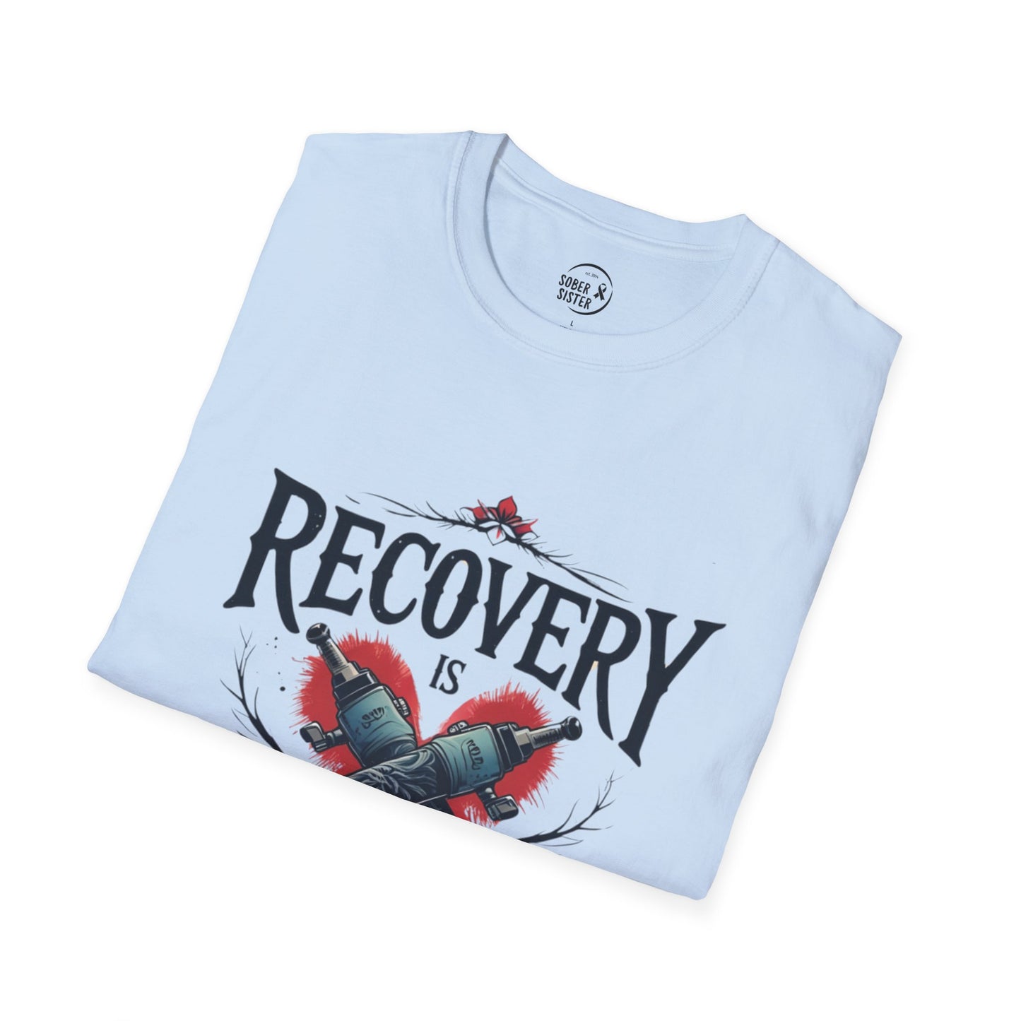 Recovery Is Inked On My Soul - Men’s T-Shirt