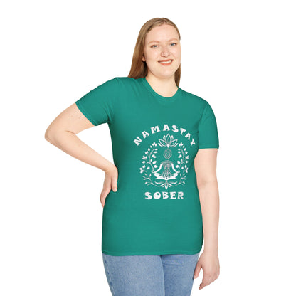 Namastay Sober Women’s T-Shirt