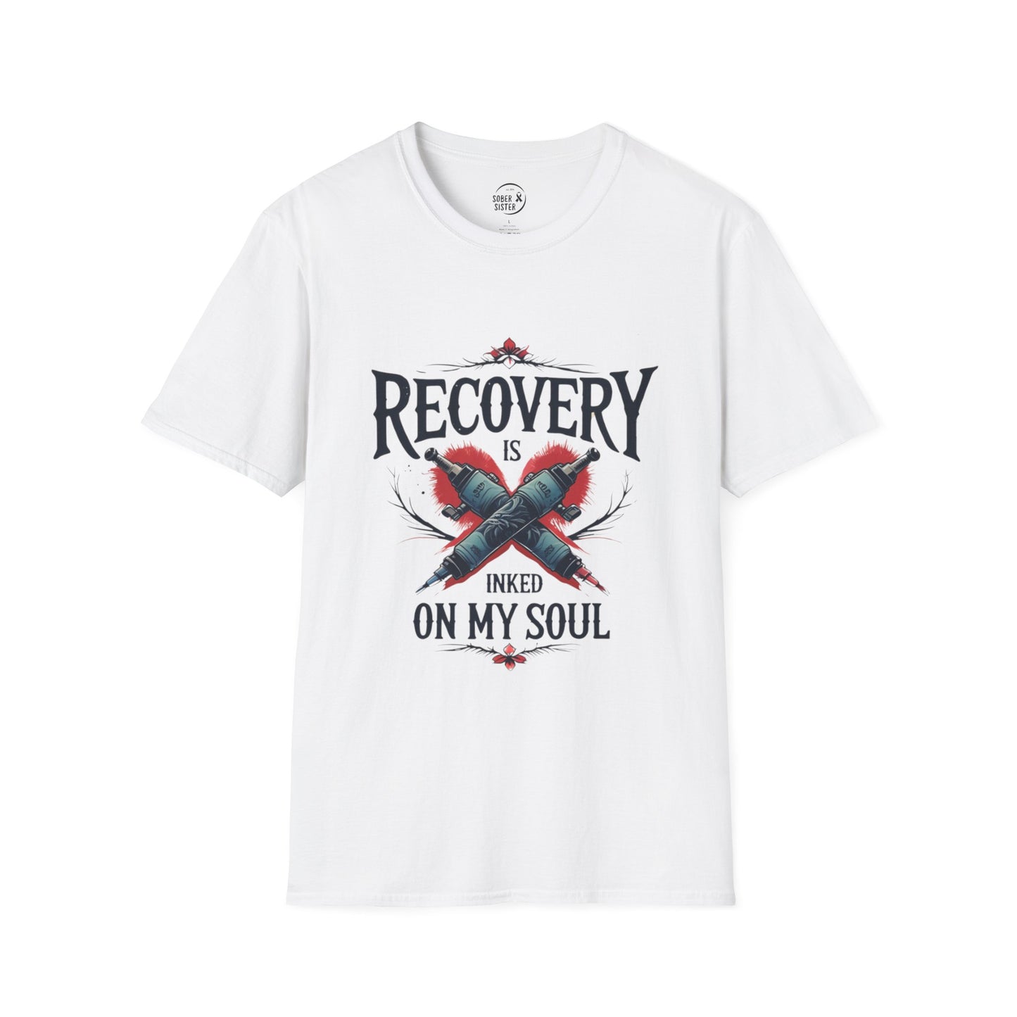 Recovery Is Inked On My Soul - Men’s T-Shirt