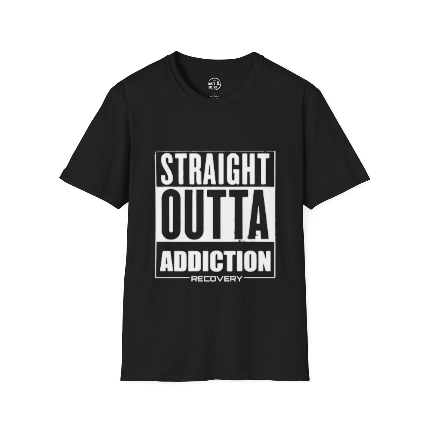 Straight Outta Addiction Recovery - Women's T-Shirt