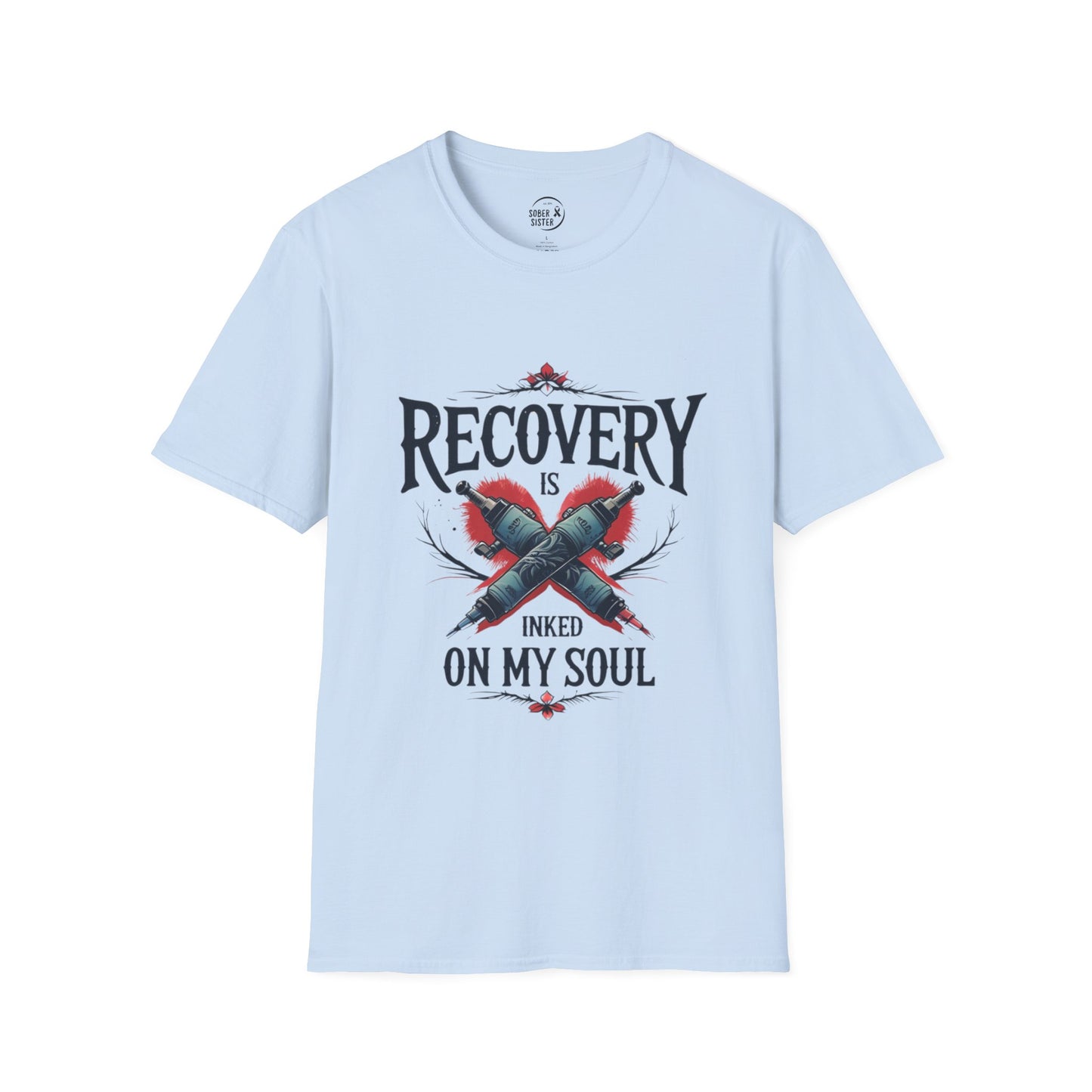 Recovery Is Inked On My Soul - Men’s T-Shirt
