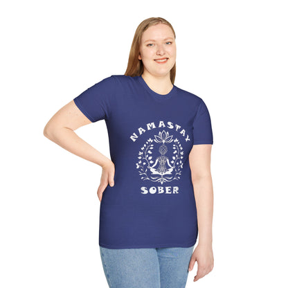 Namastay Sober Women’s T-Shirt