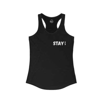 STAY - Women's Racerback Tank Top