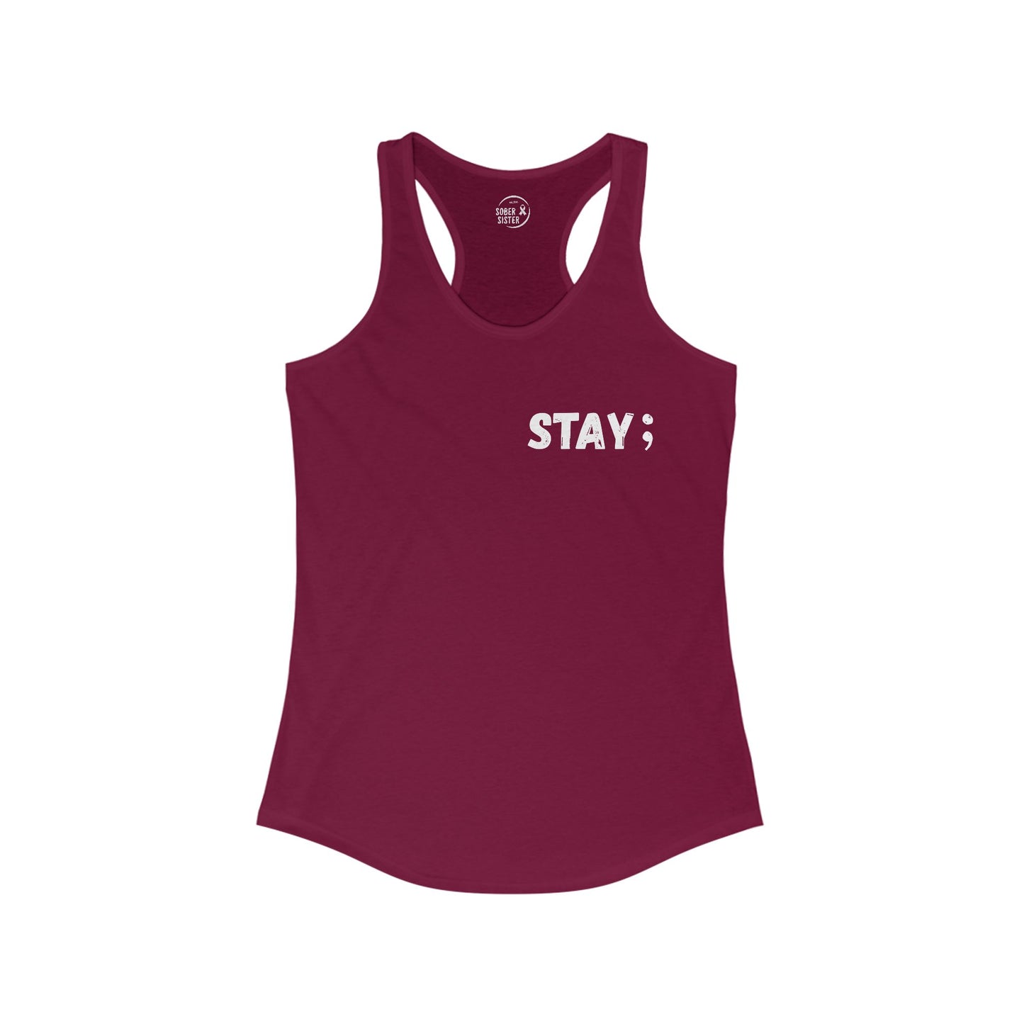 STAY - Women's Racerback Tank Top