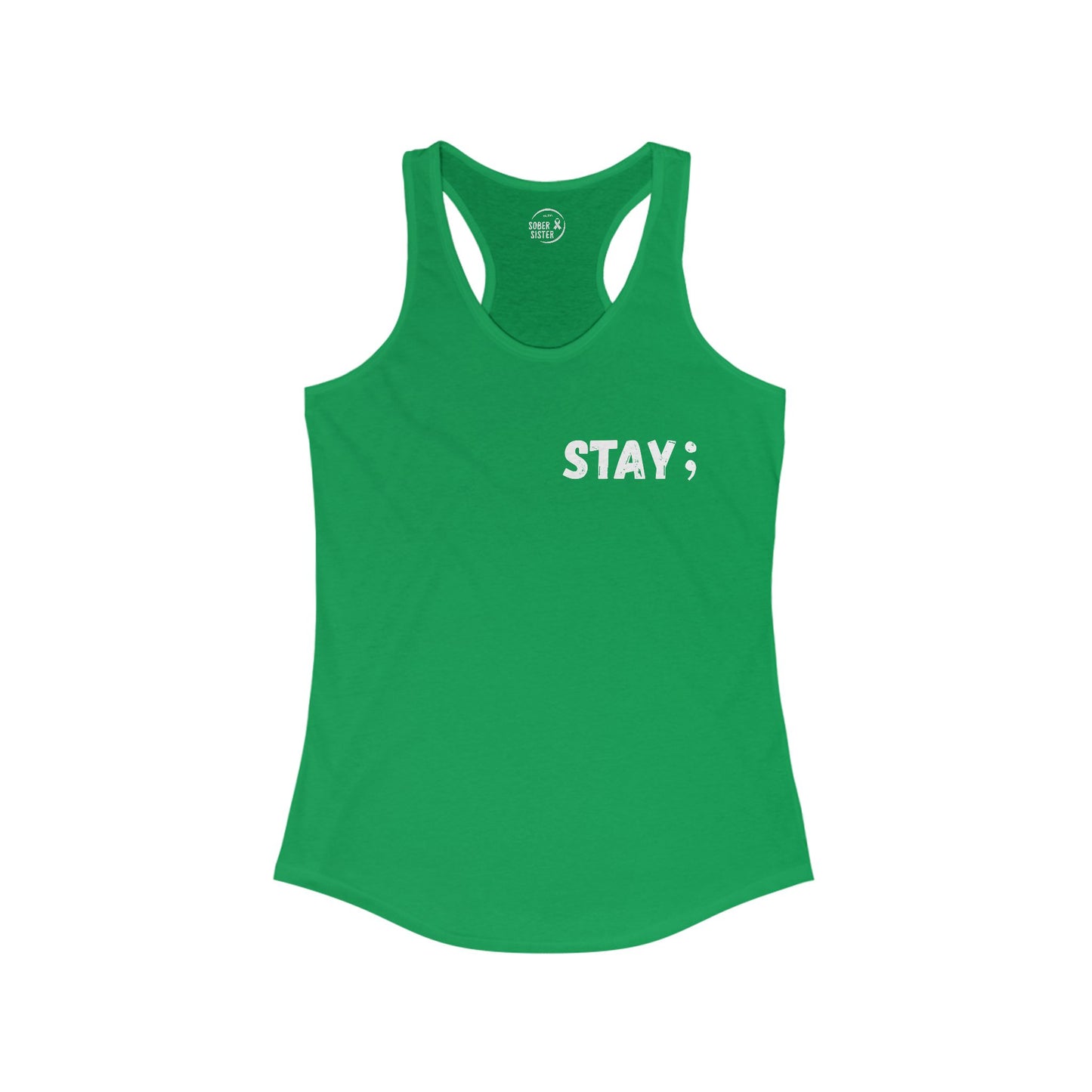 STAY - Women's Racerback Tank Top