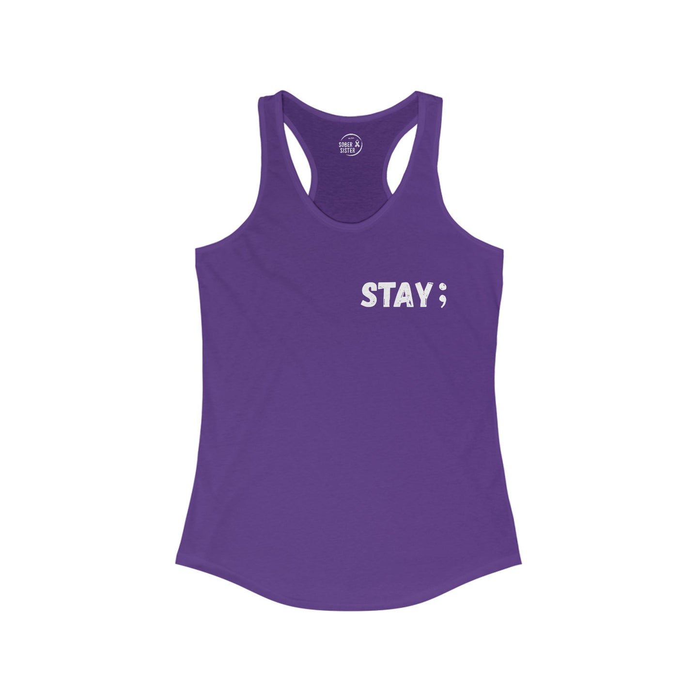 STAY - Women's Racerback Tank Top