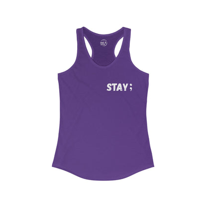 STAY - Women's Racerback Tank Top