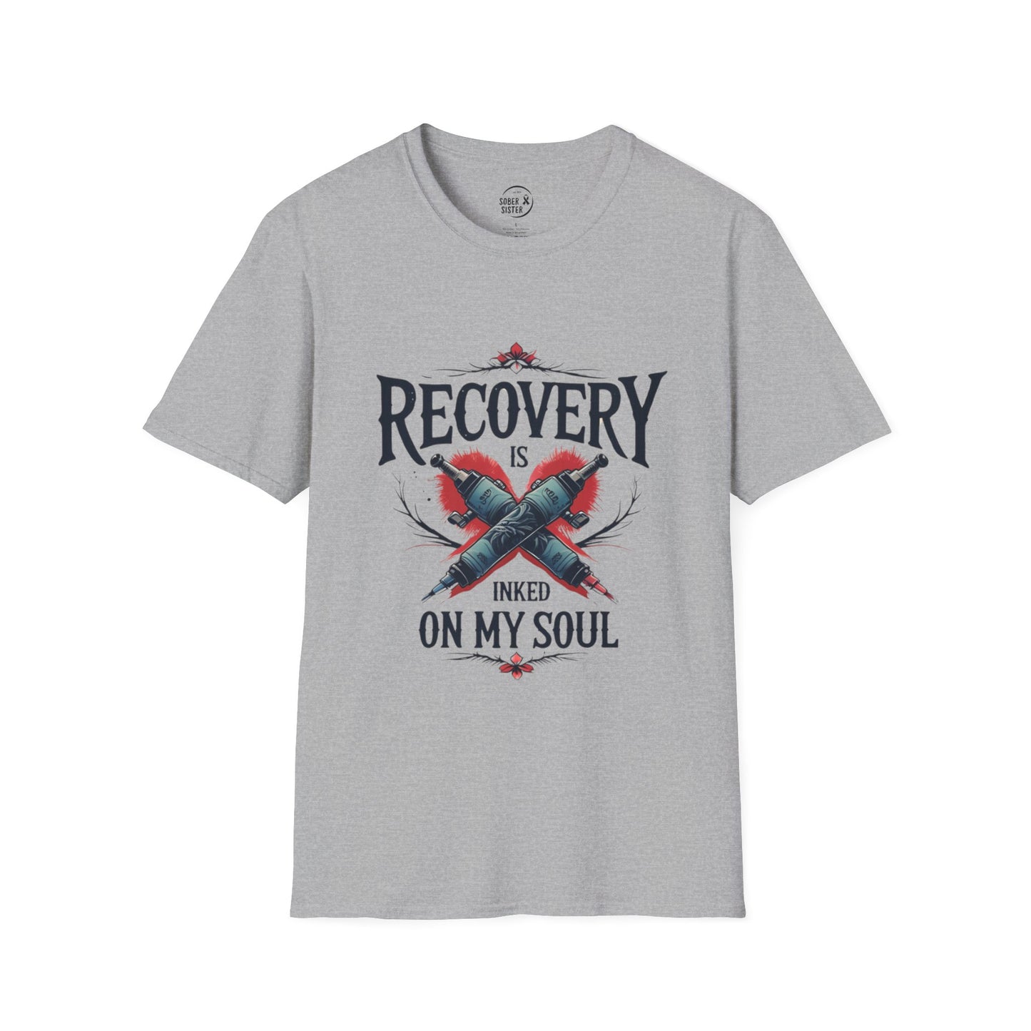 Recovery Is Inked On My Soul - Men’s T-Shirt