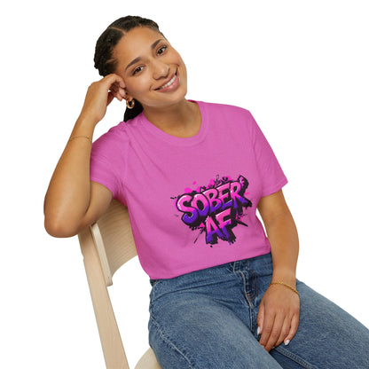 Pink & Purple Sober AF - Women’s Shirt