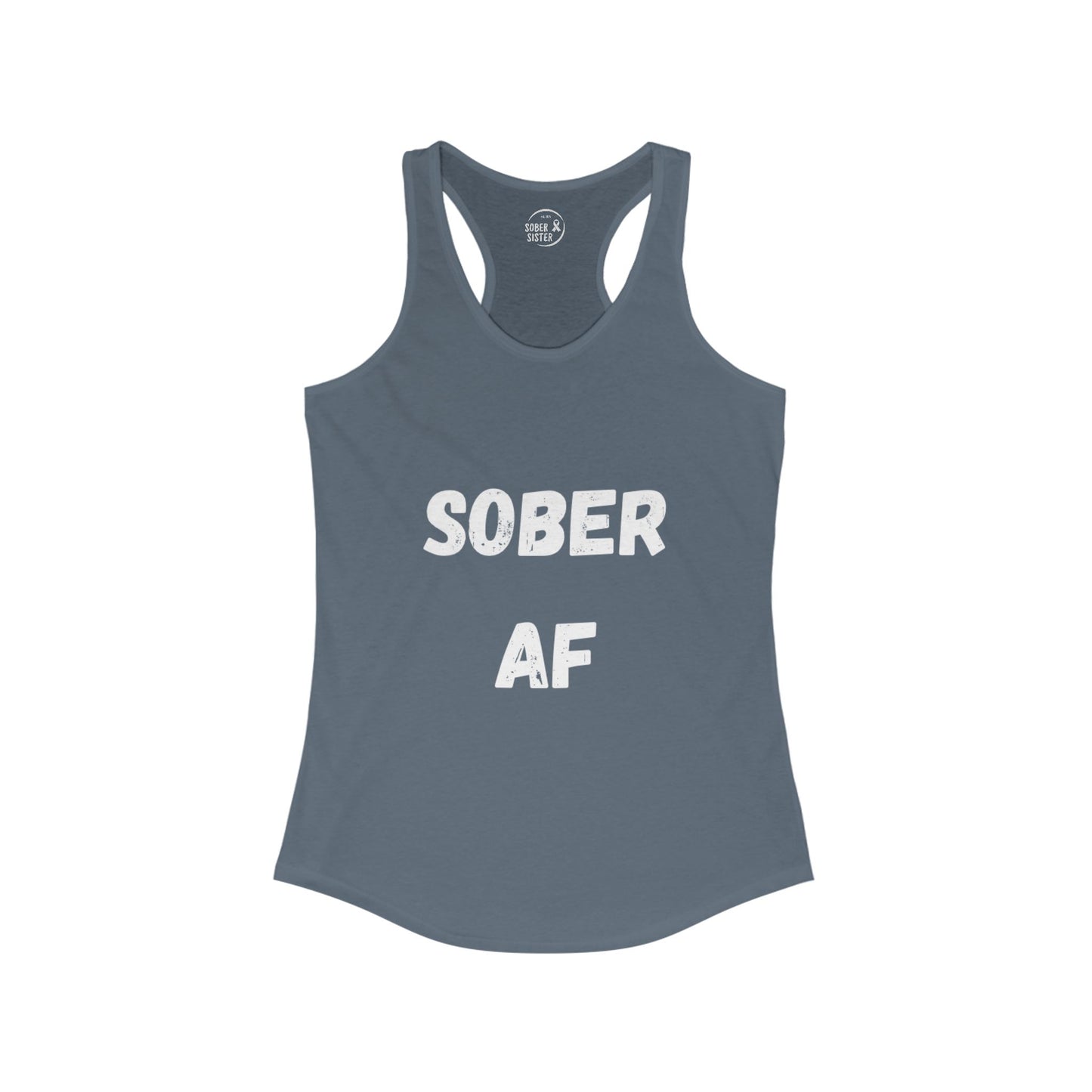 Sober AF - Women's Racerback Tank