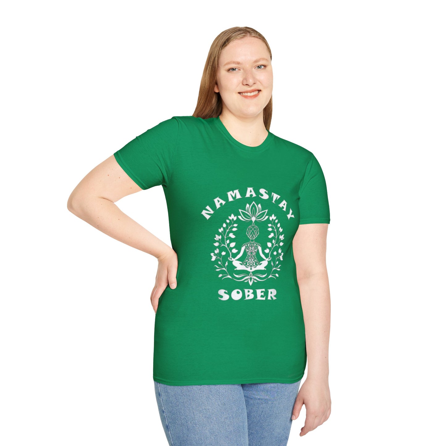 Namastay Sober Women’s T-Shirt