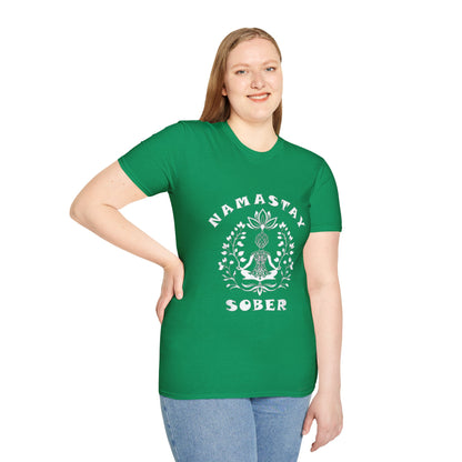 Namastay Sober Women’s T-Shirt
