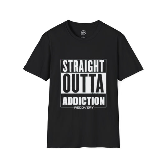 Straight Outta Addiction Recovery - Men’s Shirt
